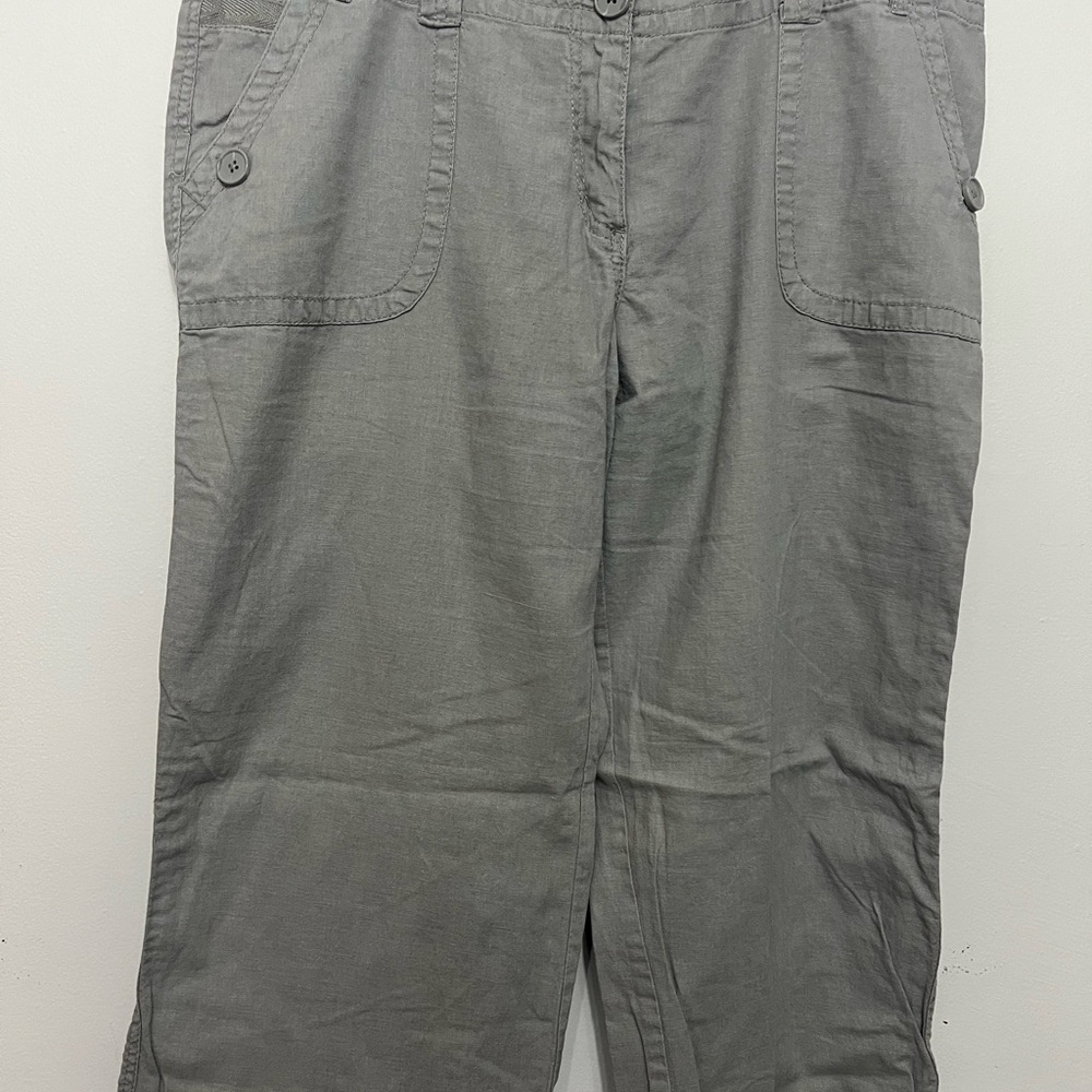 Women’s Gray Casual Pocket Pants